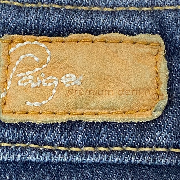 Paige Jimmy Jimmy low rise Skinny Medium/dark Wash Jeans Women’s Denim Size 24 - Picture 7 of 15